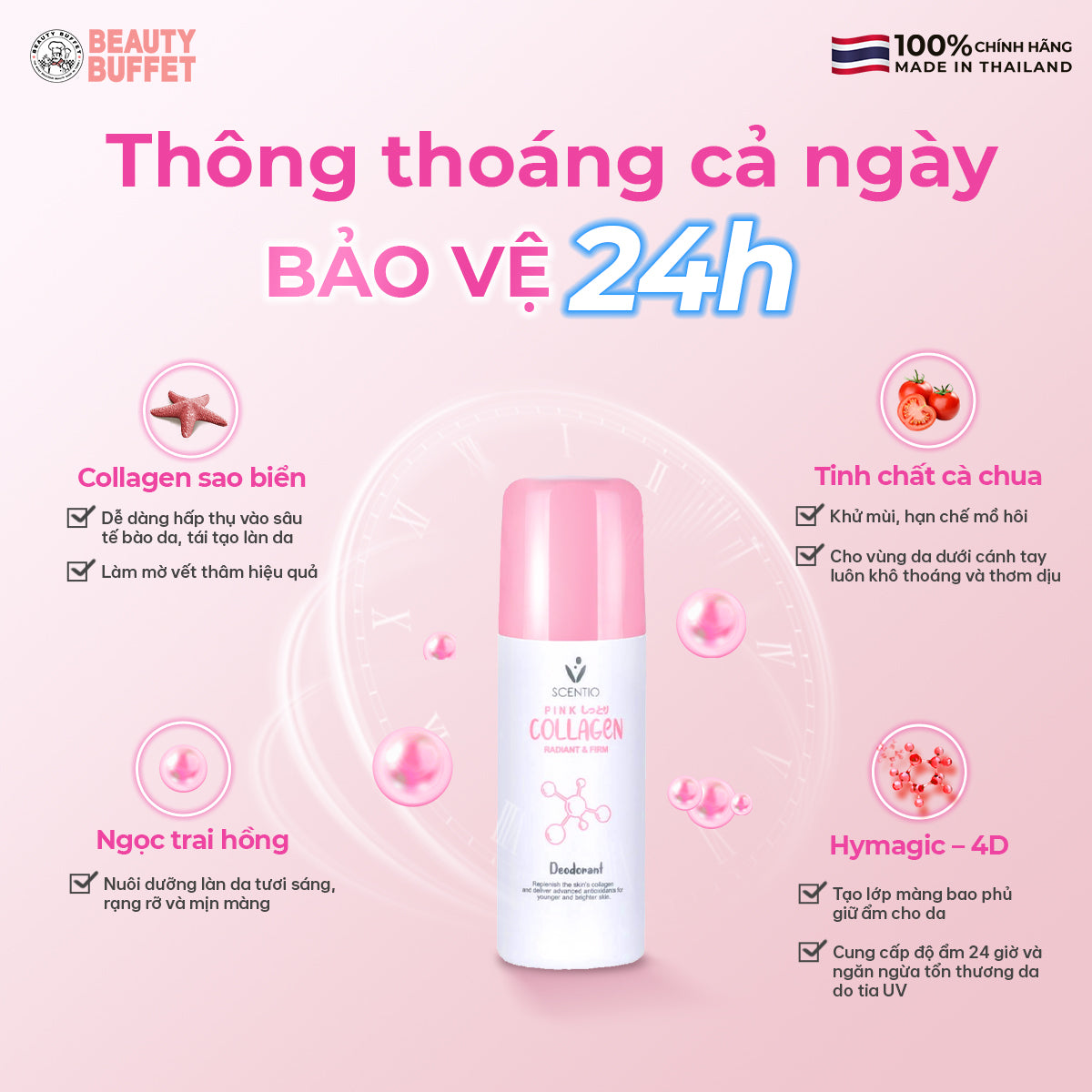 Collagen deodorant 