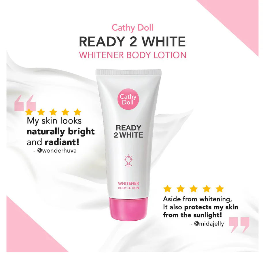 CATHY DOLL READY 2 WHITE WHITENER BODY LOTION