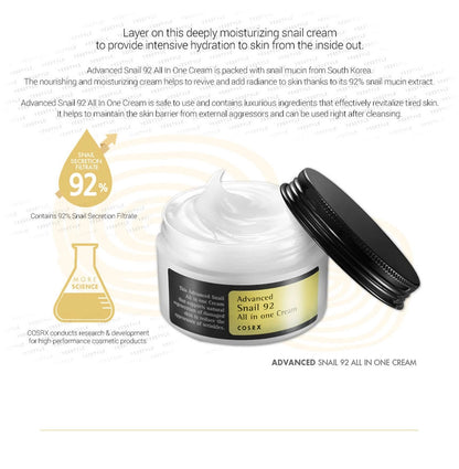 COSRX - ADVANCED SNAIL 92 ALL IN ONE CREAM