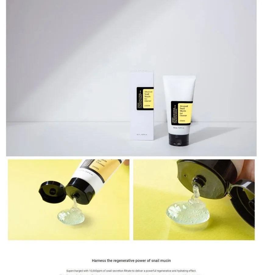 COSRX - ADVANCED SNAIL MUCIN GEL CLEANSER
