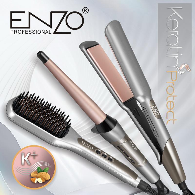 CEN-3893 Enzo Professional 3-in-1 Hair Styling Kit