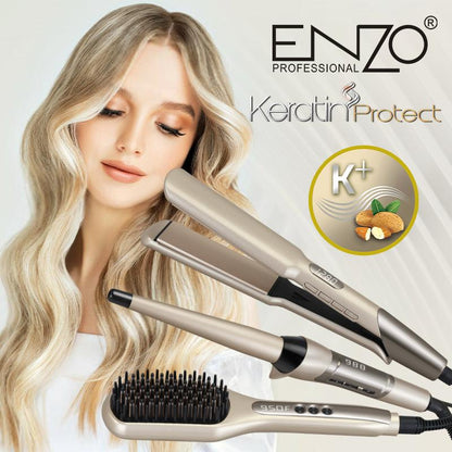 CEN-3893 Enzo Professional 3-in-1 Hair Styling Kit