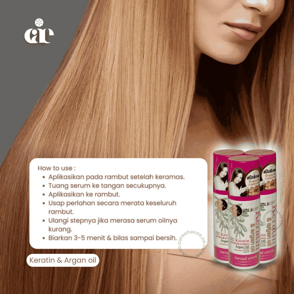 ZK KERATIN ARGAN  HAIR TREATMENT OIL